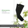 Gaiam Yoga Compression Sleeves – Pair of Sleeves for Pilates, Training, General Fitness – Comfort-Fit Support for Muscles – Sold as Pairs in 18″ Arm and 22″ Leg Sleeve Options (One Size Fits Most)(Leg Sleeves Set of 2)