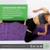 Gaiam Yoga Compression Sleeves – Pair of Sleeves for Pilates, Training, General Fitness – Comfort-Fit Support for Muscles – Sold as Pairs in 18″ Arm and 22″ Leg Sleeve Options (One Size Fits Most)(Leg Sleeves Set of 2)
