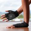 Gaiam Yoga Gloves(Black/Grey)