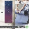 Gaiam Yoga Mat – Premium 6mm Print Extra Thick Non Slip Exercise & Fitness Mat for All Types of Yoga, Pilates & Floor Workouts (68″L x 24″W x 6mm Thick)(Sublime Sky)