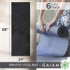 Gaiam Yoga Mat – Premium 6mm Print Extra Thick Non Slip Exercise & Fitness Mat for All Types of Yoga, Pilates & Floor Workouts (68″L x 24″W x 6mm Thick)(Midnight Mandala)