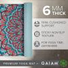 Gaiam Yoga Mat – Premium 6mm Print Extra Thick Non Slip Exercise & Fitness Mat for All Types of Yoga, Pilates & Floor Workouts (68″L x 24″W x 6mm Thick)(Santorini)