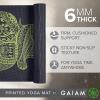 Gaiam Yoga Mat – Premium 6mm Print Extra Thick Non Slip Exercise & Fitness Mat for All Types of Yoga, Pilates & Floor Workouts (68″L x 24″W x 6mm Thick)(Tribal Wisdom Elephant)
