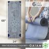 Gaiam Yoga Mat – Premium 6mm Print Reversible Extra Thick Non Slip Exercise & Fitness Mat for All Types of Yoga, Pilates & Floor Workouts (68″ x 24″ x 6mm Thick)(Ethereal Beauty)