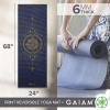 Gaiam Yoga Mat – Premium 6mm Print Reversible Extra Thick Non Slip Exercise & Fitness Mat for All Types of Yoga, Pilates & Floor Workouts (68″ x 24″ x 6mm Thick)(Metallic Sun & Moon)