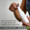 Gaiam Yoga Mat Cleaner Spray (4oz), Green