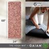 Gaiam Yoga Mat Performance TPE Exercise & Fitness Mat for All Types of Yoga, Pilates & Floor Exercises(English Rose Camo)