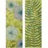 Gaiam Yoga Mat Premium Print Reversible Extra Thick Non Slip Exercise & Fitness Mat for All Types of Yoga, Pilates & Floor Workouts, Floral Fern, 6mm