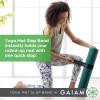 Gaiam Yoga Mat Strap Slap Band – Keeps Your Mat Tightly Rolled and Secure with One Snap – Strong Clasp for Yoga Mat Storage and Travel – Fits Most Size Mats (20″L x 1.5″W), Black