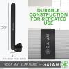 Gaiam Yoga Mat Strap Slap Band – Keeps Your Mat Tightly Rolled and Secure with One Snap – Strong Clasp for Yoga Mat Storage and Travel – Fits Most Size Mats (20″L x 1.5″W), Black