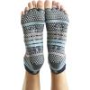 Gaiam Yoga Socks – Toeless Grippy Non Slip Sticky Grip Accessories for Women & Men(Skyline)