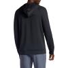 Gaiam mens Zen Flex Pullover Hoodie, Standard Fit, Stretch Midweight Terry Material(Black)