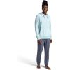 Gaiam mens Zen Flex Pullover Hoodie, Standard Fit, Stretch Midweight Terry Material(Slate)