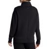 Gaiam womens Popover Quarter-zip, Relaxed Cropped Fit, Stretch Midweight Material(Black (Tap Shoe))