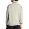 Gaiam womens Popover Quarter-zip, Relaxed Cropped Fit, Stretch Midweight Material(Seagrass)