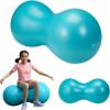 Active Seat Peanut Shaped Bounce Desk Chair, Exercise Yoga Balance Sitting Ball(Blue)