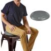 Gaiam Balance Disc Wobble Cushion Stability Core Trainer for Home or Office Desk Chair & Kids Alternative Classroom Sensory Wiggle Seat(Grey)