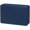 Gaiam Essentials Yoga Brick | Sold as Single Block | EVA Foam Block Accessories for Yoga, Meditation, Pilates, Stretching (Navy)