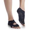 Gaiam Grippy Studio Yoga Socks for Extra Grip in Standard or Hot Yoga(Black/Grey (Studio))