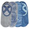 Gaiam Grippy Studio Yoga Socks for Extra Grip in Standard or Hot Yoga(Hige Tide)