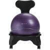 Gaiam Kids Balance Ball Chair – Classic Children’s Stability Ball Chair, Alternative School Classroom Flexible Desk Seating for Active Students with Satisfaction Guarantee, Blue/Green(Purple)