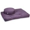Gaiam Meditation Cushion Zabuton Yoga Pillow, Purple Meditation Cushion Zafu Yoga Pillow, Purple