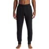 Gaiam Mens Comfort Jogger, Relaxed Fit, 30” Inseam, Stretch Heavyweight Material(Black)