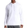 Gaiam Men’s Lotus Oblong Hoodie, Relaxed Fit, Stretch Heavyweight Terry Material(Stark White)