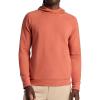 Gaiam Men’s Namaste Cowl Neck Hoodie, Standard Fit, Stretch Midweight Terry Material(Bruschetta)