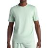 Gaiam Mens Omtech Short Sleeve Crewneck T-Shirt, Standard Fit, Stretch Lightweight Performance Material(Dusty Green)