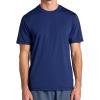 Gaiam Mens Omtech Short Sleeve Crewneck T-Shirt, Standard Fit, Stretch Lightweight Performance Material(Medieval Blue)
