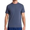 Gaiam Mens Stretch Tech T-Shirt, Standard Fit, Stretch Midweight Performance Material(Cool Grey)