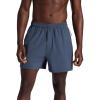 Gaiam Men’s Veda 5” Short, Standard Fit, Stretch Lightweight Material(Cool Grey)