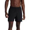 Gaiam Men’s Veda 5” Short with Brief, Standard Fit, Stretch Lightweight Material(Black)