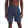 Gaiam Mens Veda 7” Short, Standard Fit, Stretch Lightweight Material, Moisture-Wicking(Cool Grey)