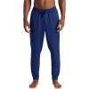 Gaiam Mens Zen Flex Jogger, Standard Fit, 30” Inseam, Stretch Midweight Material(Medieval Blue)