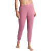 Gaiam Womens Hudson Jogger, Relaxed Fit, 28” Inseam, Soft Midweight Material(Deco Rose)
