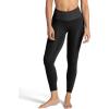 Gaiam Womens Rib Mix High-Rise 7/8 Legging, Slim Fit, 25” Inseam, Stretch Midweight Performance Material(Black (Tap Shoe))