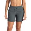 Gaiam Women’s Willow Walking Woven 7” Short, Standard Fit, Stretch Lightweight Material(Urban Chic)