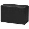 Gaiam Yoga Block – Supportive Latex-Free Eva Foam – Soft Non-Slip Surface with Beveled Edges for Yoga, Pilates, Meditation – Yoga Accessories for Stability, Balance, Deepen Stretches(Black (Embossed Print))