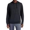 Gaiam mens Zen Flex Pullover Hoodie, Standard Fit, Stretch Midweight Terry Material(Black)