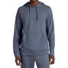 Gaiam mens Zen Flex Pullover Hoodie, Standard Fit, Stretch Midweight Terry Material(Cool Grey Heather)