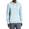 Gaiam mens Zen Flex Pullover Hoodie, Standard Fit, Stretch Midweight Terry Material(Slate)