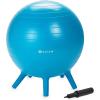 Stay-N-Play Children’s Balance Ball – Flexible School Chair Active Classroom Desk Alternative Seating Built-In Stay-Put Soft Stability Legs, Includes Air Pump(Blue)