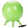 Stay-N-Play Children’s Balance Ball – Flexible School Chair Active Classroom Desk Alternative Seating Built-In Stay-Put Soft Stability Legs, Includes Air Pump(Lime)