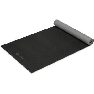 Gaiam Solid Color Yoga Mat, Non Slip Exercise & Fitness Mat for All Types of Yoga, Pilates & Floor Exercises(Granite Storm)