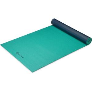 Gaiam Solid Color Yoga Mat, Non Slip Exercise & Fitness Mat for All Types of Yoga, Pilates & Floor Exercises(Vibrant Viridian)