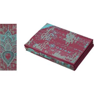 Gaiam Yoga Mat – Folding Travel Fitness & Exercise Mat – Foldable Yoga Mat for All Types of Yoga, Pilates & Floor Workouts (68″L x 24″W x 2mm Thick)(Be Free)