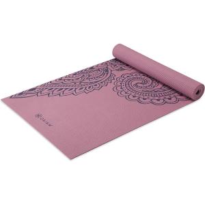 Gaiam Yoga Mat – Premium 5mm Print Thick Non Slip Exercise & Fitness Mat for All Types of Yoga, Pilates & Floor Workouts (68″ x 24″ x 5mm)(Paisley Tropical)