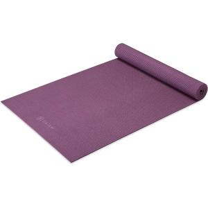 Gaiam Yoga Mat – Premium 5mm Solid Thick Non Slip Exercise & Fitness Mat for All Types of Yoga, Pilates & Floor Workouts (68″ x 24″ x 5mm)(Sugar Beet)